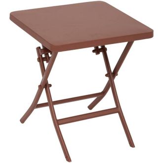 Hesperide Tavolino da giardino greensboro 40x40cm in mogano - Hesp&eacute;ride