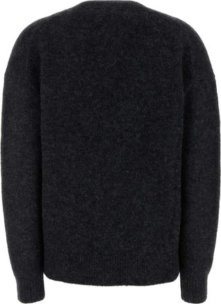 Isabel Marant Womens Baby Alpaca Blend Cardigan Gray Alpaga Polyamide