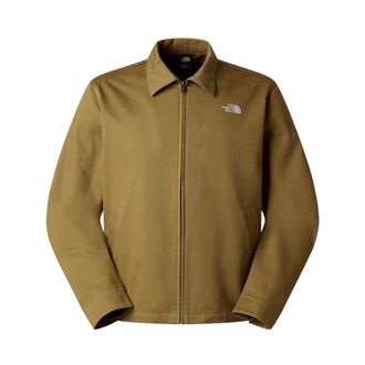 The North Face Wind Jackets, male, Beige, Size: XL Twill Collared Jacket