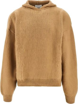 Mars&eacute;m Felpa con cappuccio e maniche lunghe - Marrone