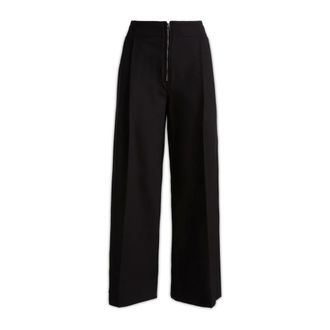 Proenza Schouler Dames, Broeken, Zwart, Maat: 2XS Nylon