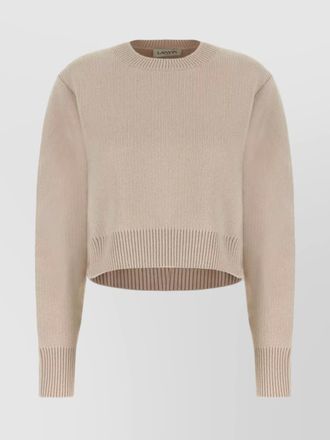 Lanvin wool cashmere ribbed loose-fit jumper