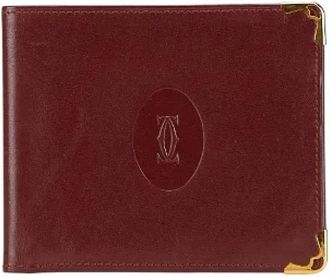 Cartier Pre-owned Wallets, female, Red, Size: ONE SIZE Pre-owned Leather wallets