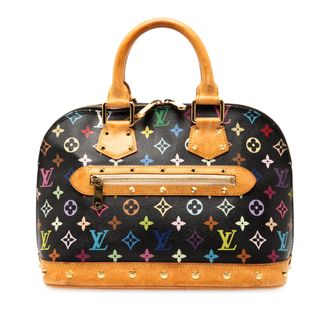 Louis Vuitton Pre-owned Womens Monogram Multicolore Alma Pm - Black Textile - One Size