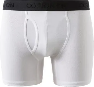 Cotton On Mens Mens Organic Cotton Boxer Brief in White at Nordstrom, Size Xx-Large
