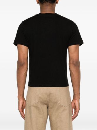 Extreme Cashmere Striped Cotton-Cashmere T-Shirt - Black