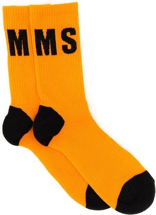 Msgm Socks With Logo-Uomo
