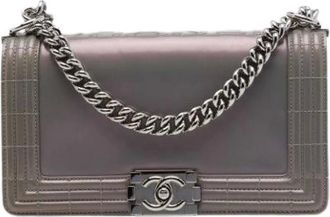 Chanel Pre-owned Boy Flap Shoulder Bag - - Pre-owned - Donna - Grigio - ONE SIZE