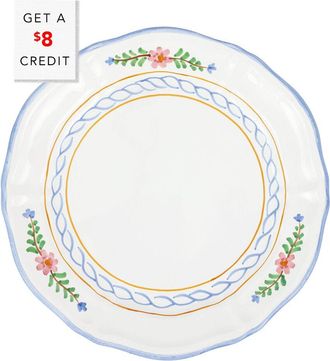 Vietri Vietri Bella Rosa Dinner Plate With $8 Credit
