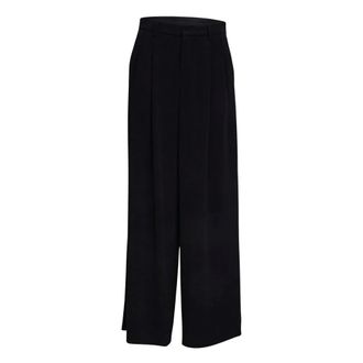 Max Mara Wide Trousers, female, Black, Size: XS Wide Trousers