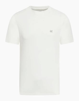 C.P. Company Mens C.P. Company 30/1 White Goggle T-Shirt - Size: 36