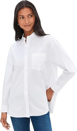 Madewell The Easy Shirt In Poplin Womens Clothing White : LG (Womens 10-12), Cotton