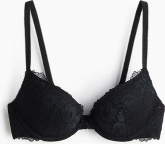 H&M Super-Push-up-BH aus Spitze - Schwarz