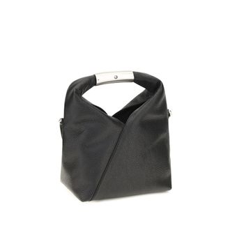 Maison Margiela Grained Calf Leather Shoulder Bag - Black