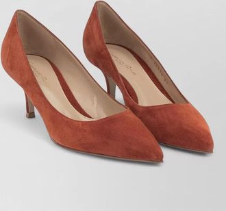 Gianvito Rossi suede leather gianvito 55mm pumps