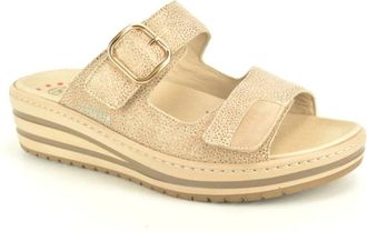 Mephisto Muil O. 2Velcro DZ. - Dames - Sleehakken - Beige - 40 EU - Schoenen