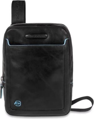 Piquadro Shoulder Bags - Heren - Schoudertassen - Zwart - ONE Size - Leer - Tassen