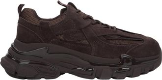 Estro & Luminara ES8 Lage Platform Sneakers - Dames - Sneakers - Bruin - 38 EU - Leer - Schoenen
