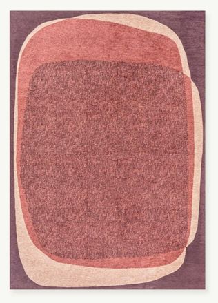 Novatrend Alfombra moderna tejida plana Violeta 240x340 cm