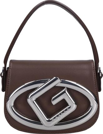 Ga&euml;lle Paris Mini Imitatieleer Tas - Dames - Handtassen - Bruin - ONE Size - Leer - Tassen