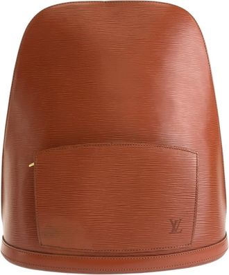 Louis Vuitton Brown Leather Backpack (Pre-Owned)
