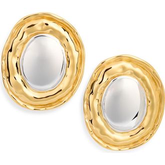 Luv AJ The Formenta Stud Earrings in Silver at Nordstrom