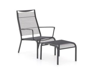 Apple Bee Hawaii lounge tuinstoel stapelbaar met voetenbank