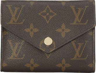 Louis Vuitton Brown Monogram Canvas Victorine Wallet (Authentic Pre-Loved)