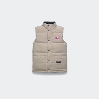 Canada Goose Veste Freestyle &agrave; col rond (Hommes, Limestone, TTG)