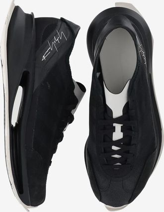 Yohji Yamamoto Low-Top Sneaker - Sneakers S-Gendo Run - Gr. 6_5 - in Schwarz - für Damen