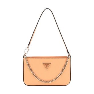 Guess Shoulder Bags, female, Orange, Size: ONE SIZE Noelle Mini Top Zip