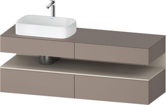 Duravit Qatego Consola Mueble Bajo Lavabo, 2 Extensiones, 2 - Duravit
