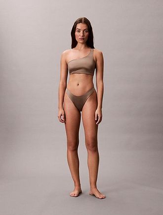 Calvin Klein One Shoulder Bikini Top - CK Shine