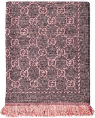 Gucci GG jacquard wool scarf Woman One Size