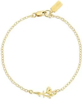 Set & Stones Elsie Birth Flower Bracelet in Gold /September at Nordstrom