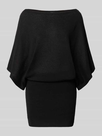 Gina Tricot Minikleid mit U-Boot-Ausschnitt in Black, Gr&ouml;&szlig;e XL