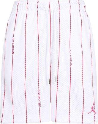 Nike Jordan Air Jordan Essentials Breathable Stripe Printing Shorts White DM1358-100