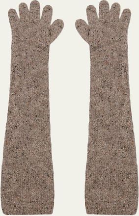 The Row Merano Cashmere Long Gloves
