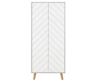 Seconique DIXIE 2 DOOR WARDROBE - DUSTY GREY/WHITE - SECONIQUE | TJ Hughes White