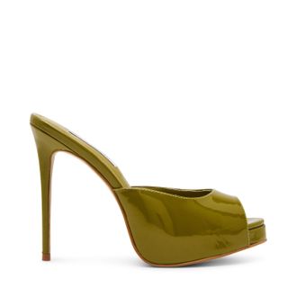 Steve Madden Distract Mule OLIVE PATENT