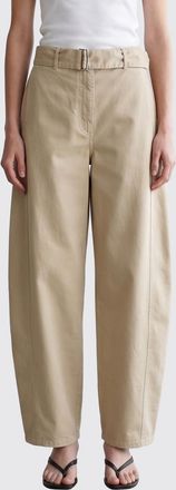 Magda Butrym Wide-Leg Baggy Cotton Trousers with an Adjustable Belt