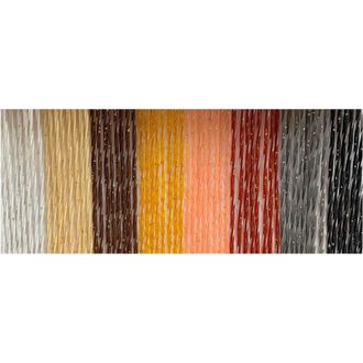 Made in Italy Cortina Helicoidal aquarium Cm. 140 X 240 - Beige/brillo Dorado