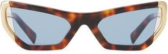 Lanvin Nova Sunglasses in Brown/gold at Nordstrom