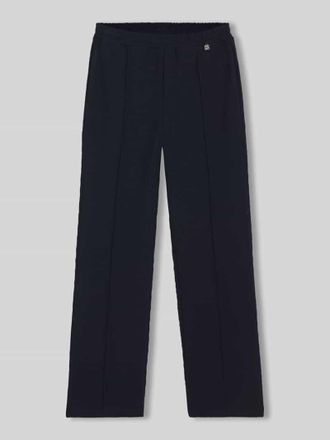 HUGO BOSS Relaxed Fit weite Hose mit Logo-Detail Modell NADID in Marine, Gr&ouml;&szlig;e XL