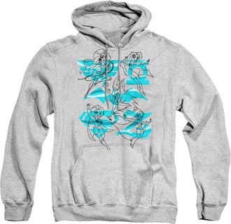 Gildan DC Comics Superhero Girls Line Art Group Adult Pull Over Hoodie / Hooded Sweatshirt