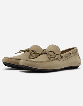Oliver Sweeney Mens Oliver Sweeney Cano Suede Mens Driving Shoes - Sand - Cream/Brown - Size: 10