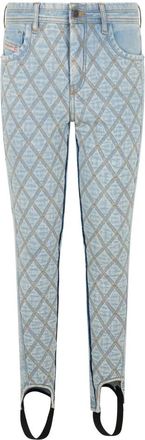 Diesel D-Duc Super Skinny Jeans - Dames - Skinny Jeans - Blauw - W24 - Katoen - Jeans