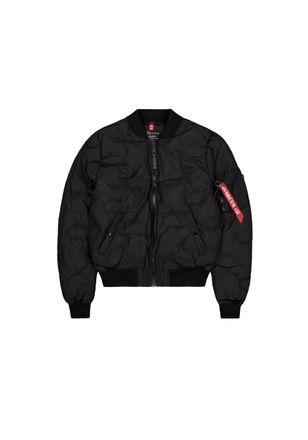 Alpha Industries Winterjacke ALPHA INDUSTRIES MA-1 Emb. Logo Puffer, Herren, Gr. 3XL, schwarz, Obermaterial: 100% Polyester; Futter: 100% Polyester; F&uuml;llung: 100% Poly