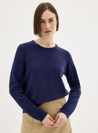 Contemporaine Womens Soft honeycomb sweater