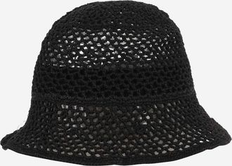 Reinhard Plank Womens Mesh Bucket Hat Black Cellulose